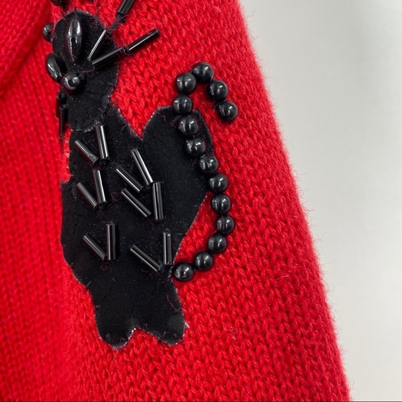 Michael Simon Kitty Kat Vintage Sweater Size P/M - Picture 7 of 14